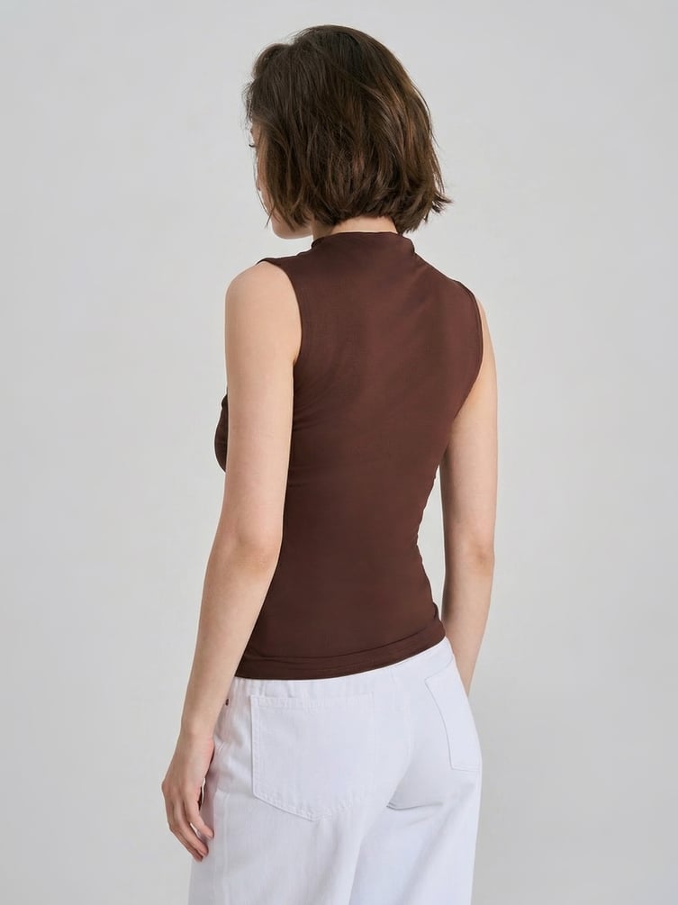 Топ с драпировкой на талии