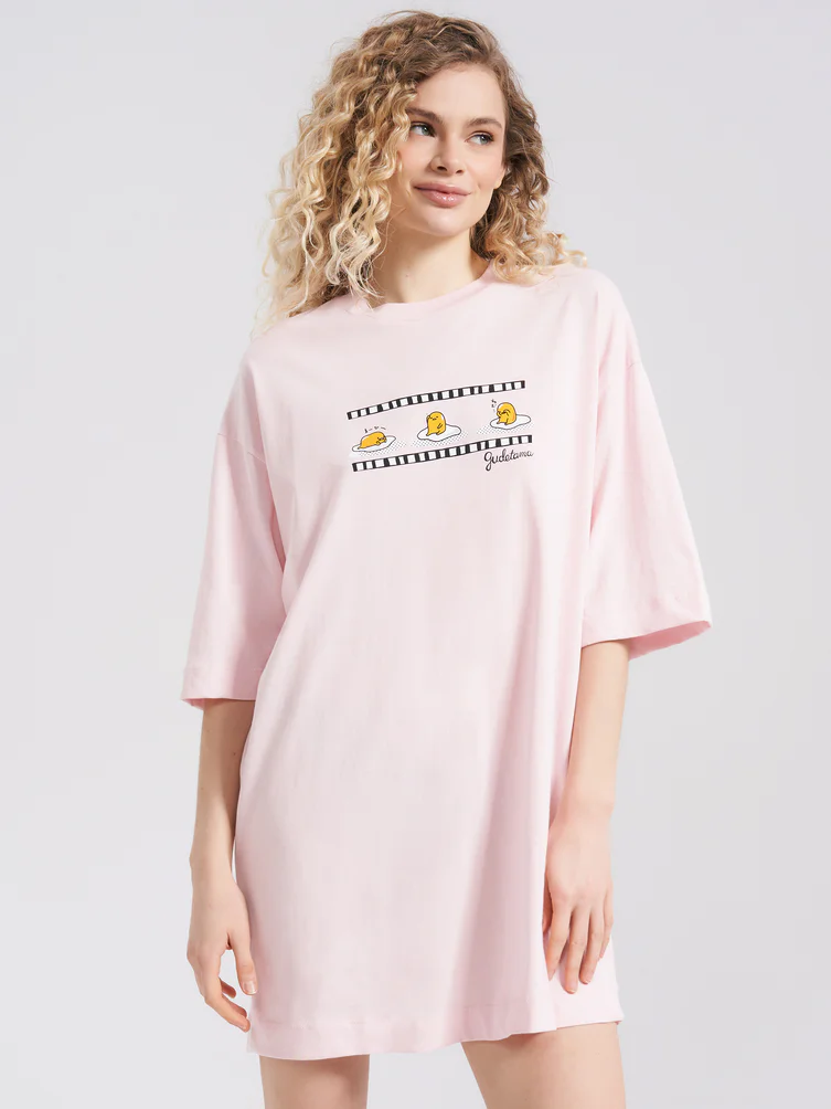 Домашнее платье с принтом Gudetama
