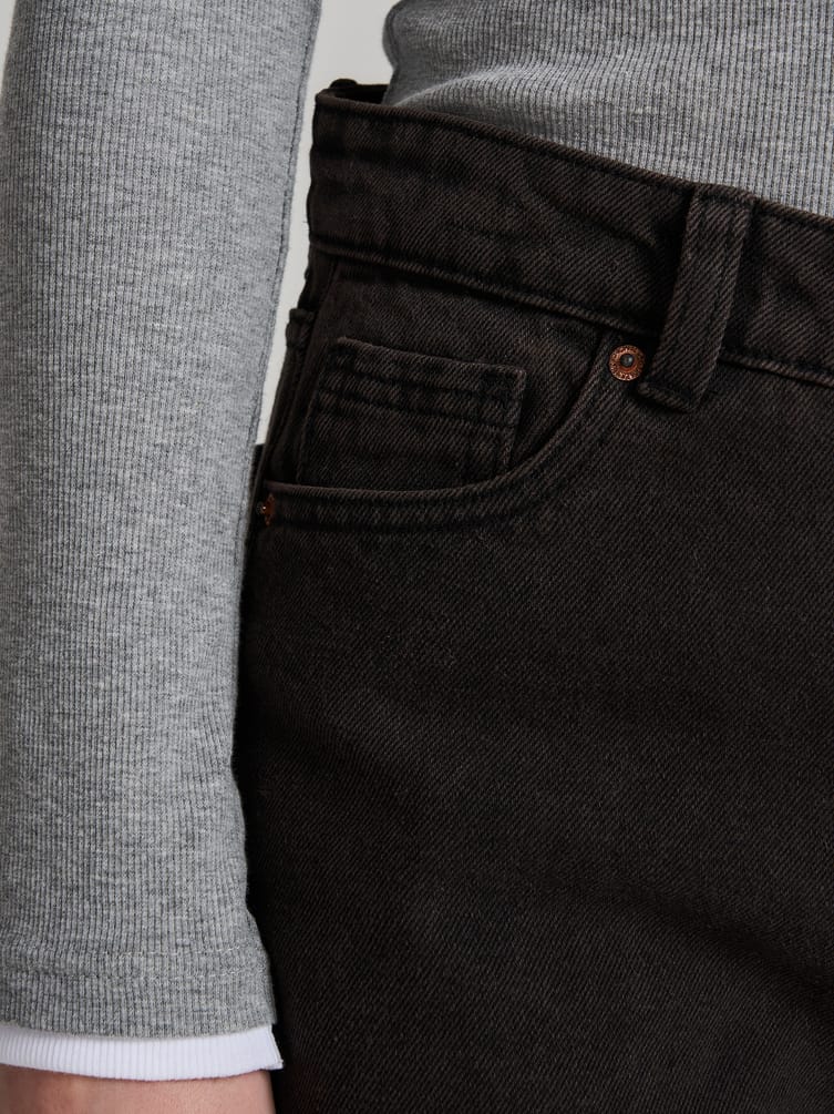 Джинсы Baggy с винтажной стиркой