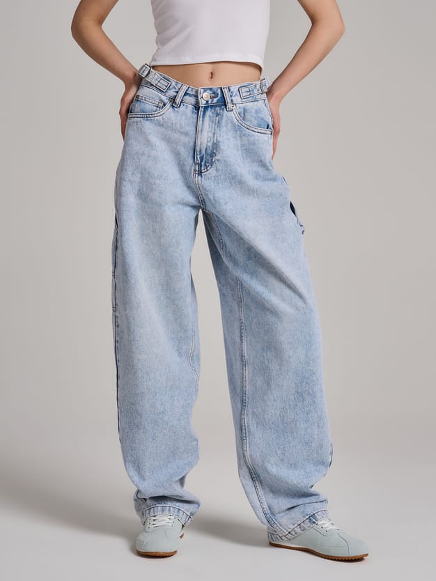 Джинсы широкие Balloon