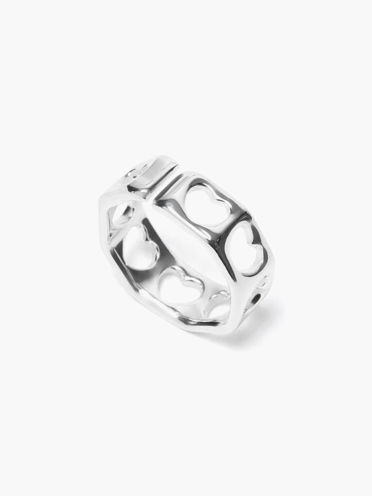 Кольцо широкое незамкнутое