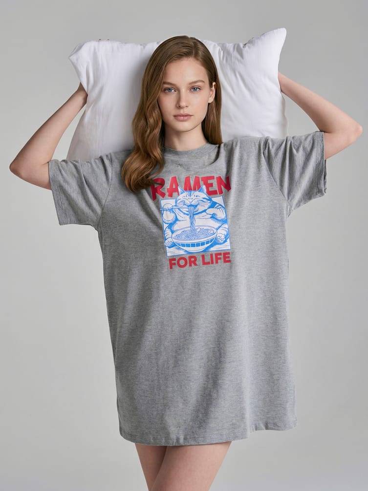 Ночная сорочка с принтом