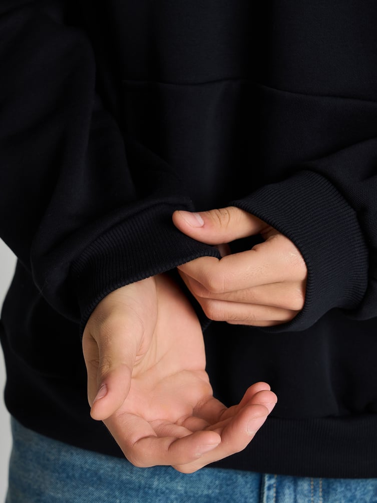 Утепленное худи с начесом