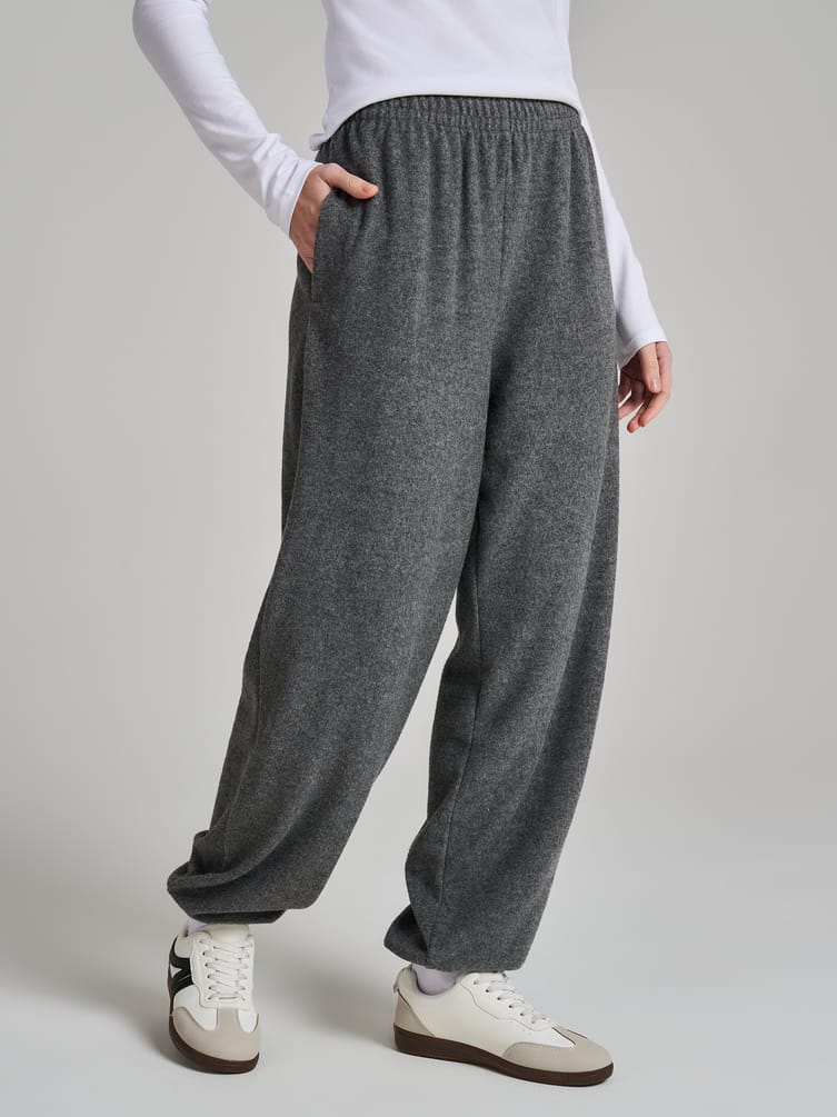Брюки джоггеры трикотажные