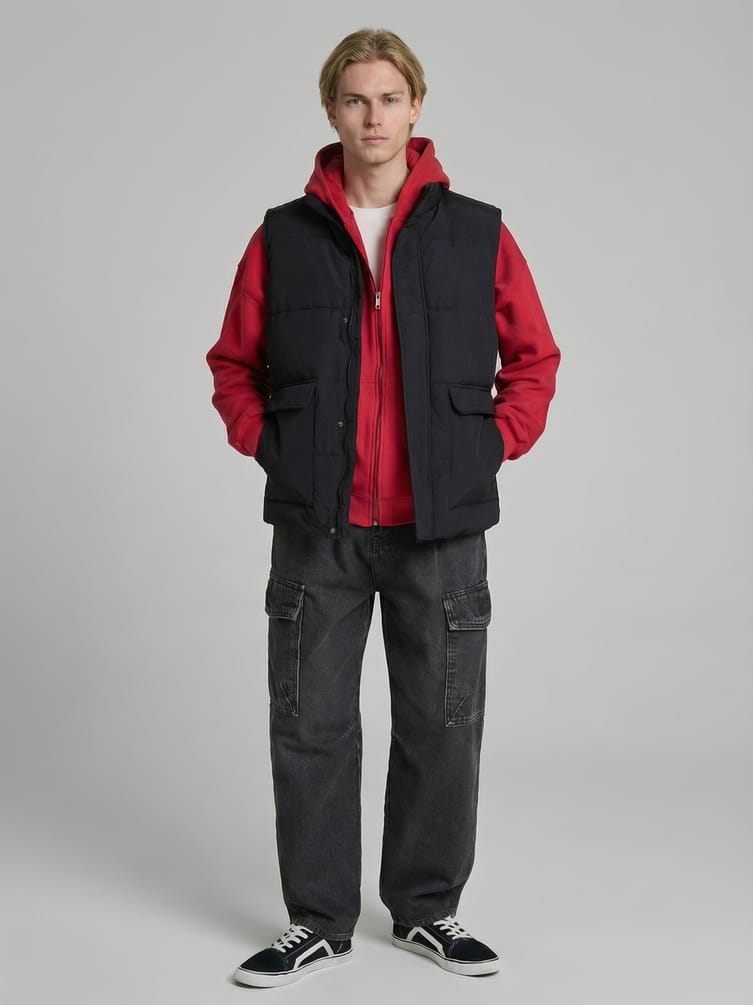 Жилетка стеганая на синтепоне