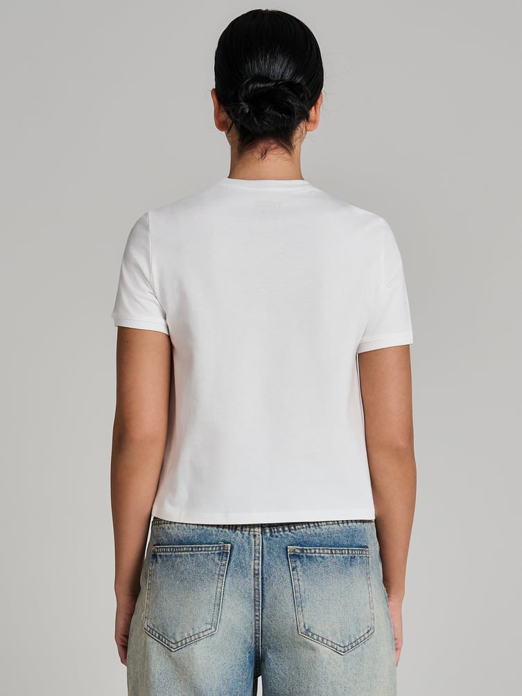 Футболка из хлопка с принтом единорога