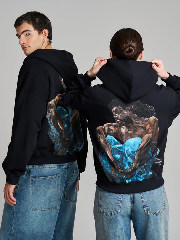 Толстовка с принтом картин Третьяковской галереи