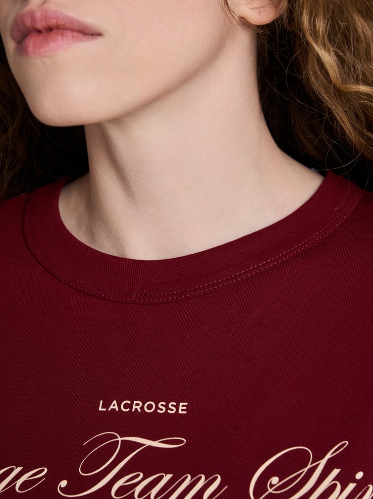 Футболка с надписью College Team Spirit