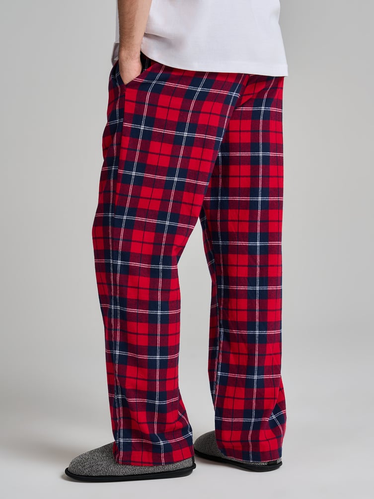 Пижамные брюки в клетку