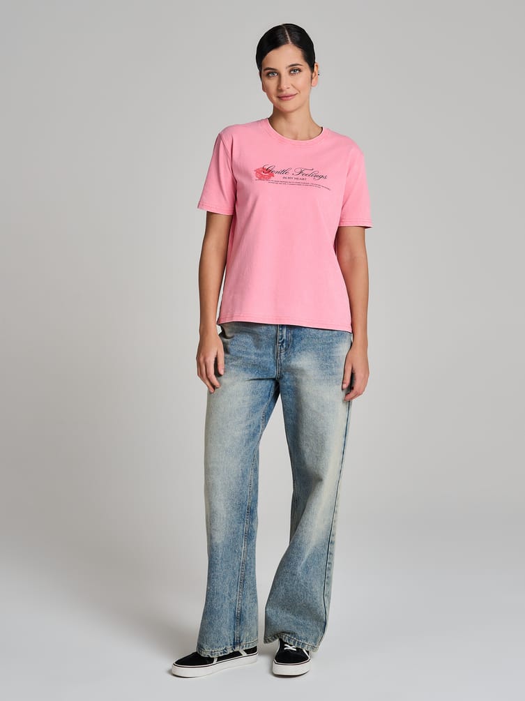 Футболка варенка с принтом