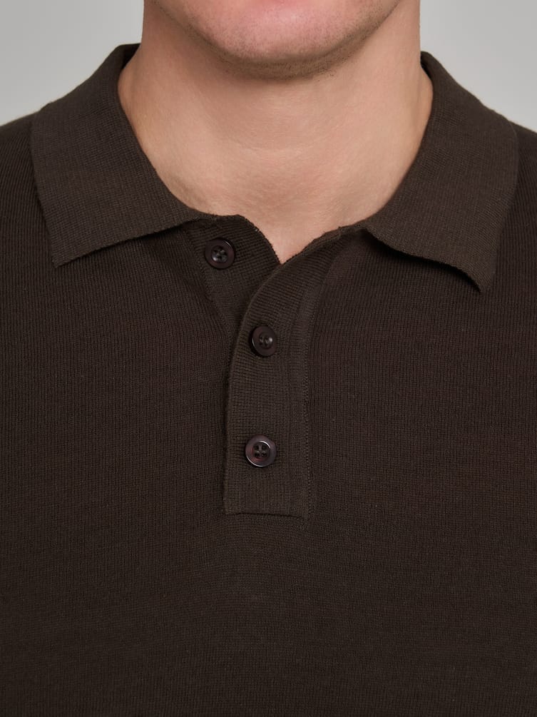 Джемпер поло хлопковый