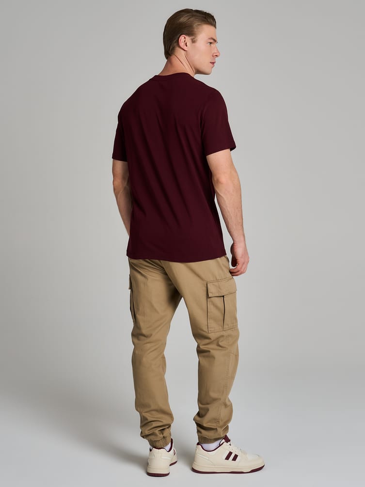 Брюки карго на резинке