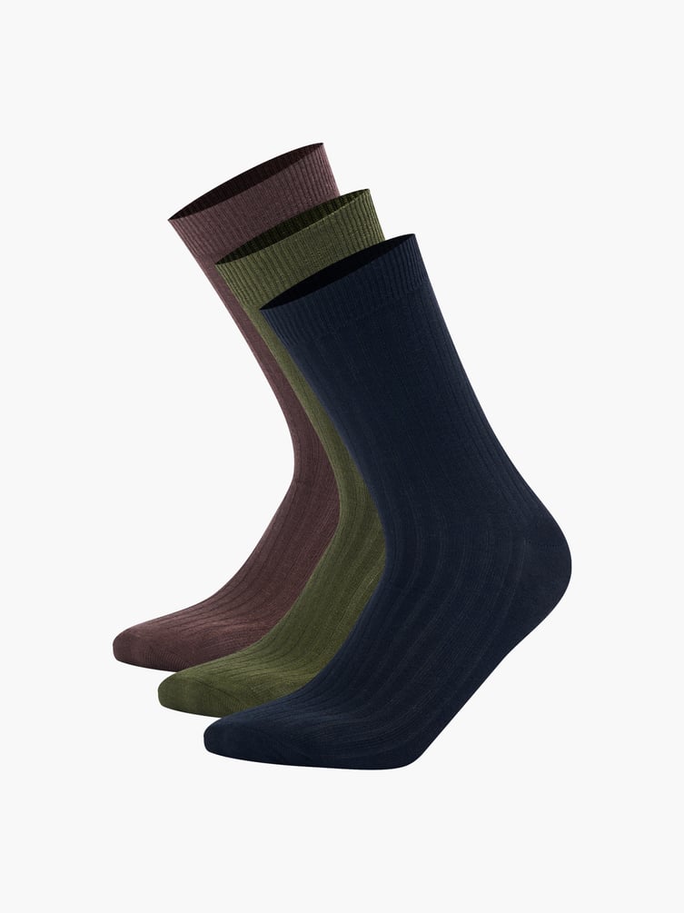 Носки - 3 пары однотонные