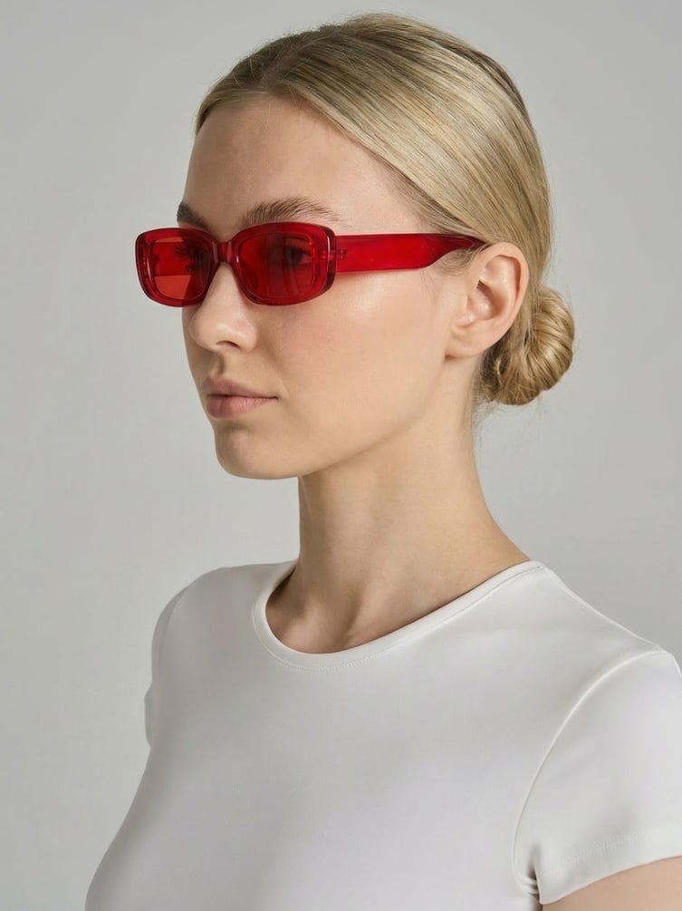 Очки имиджевые прямоугольные