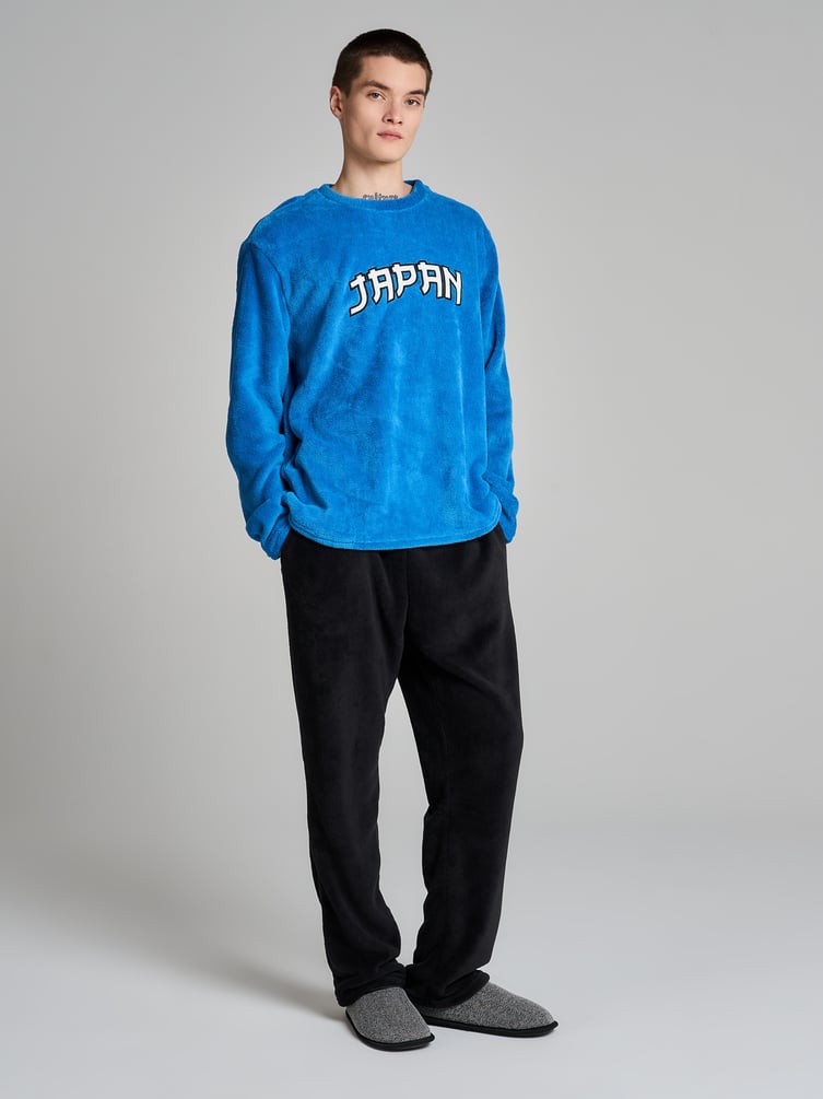 Пижама плюшевая Japan с лонгсливом и брюками