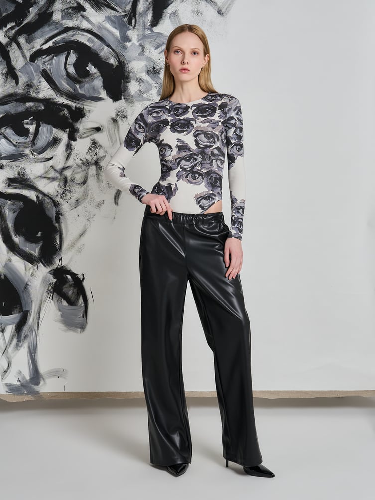 Боди с принтом Макс Борисов