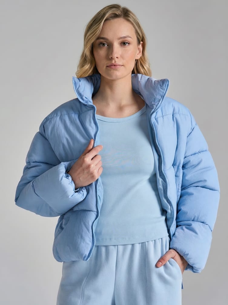 Лонгслив приталенный из хлопка