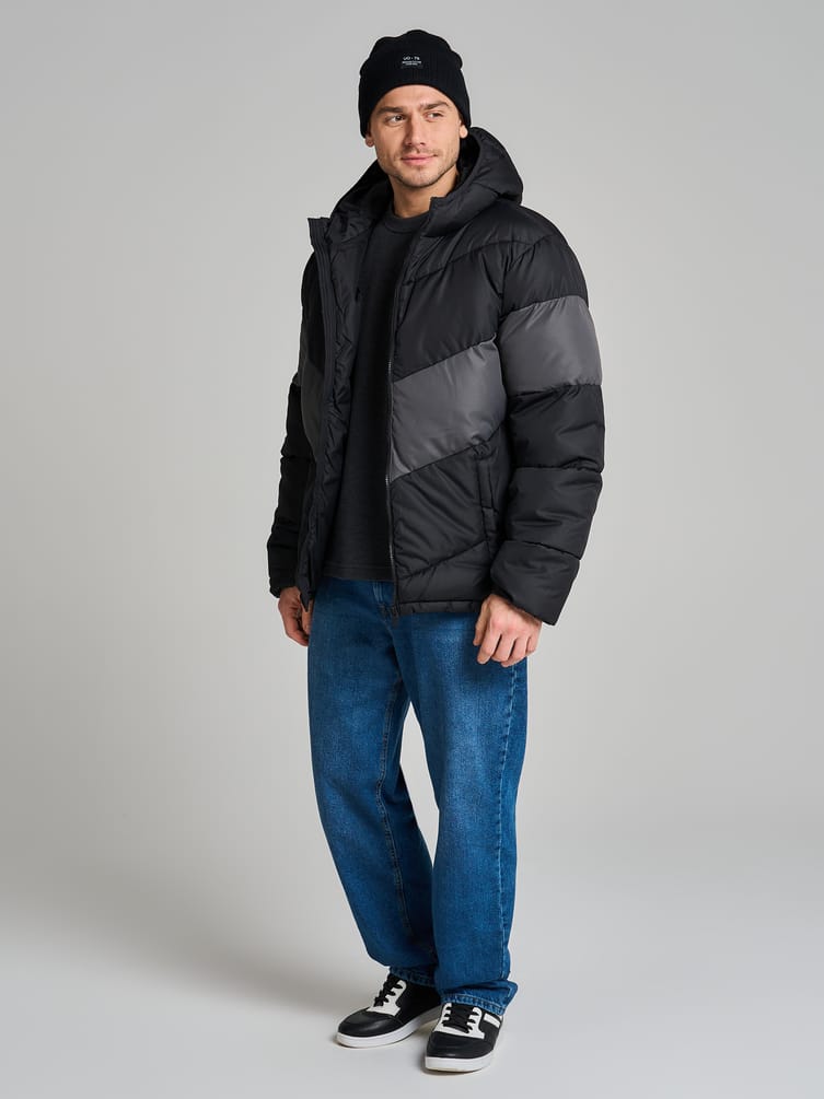 Куртка с капюшоном на синтепоне