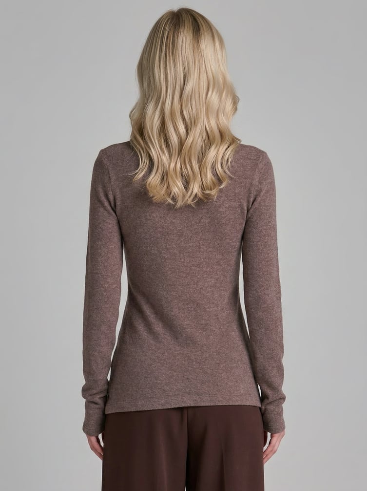 Лонгслив асимметричный с драпировкой