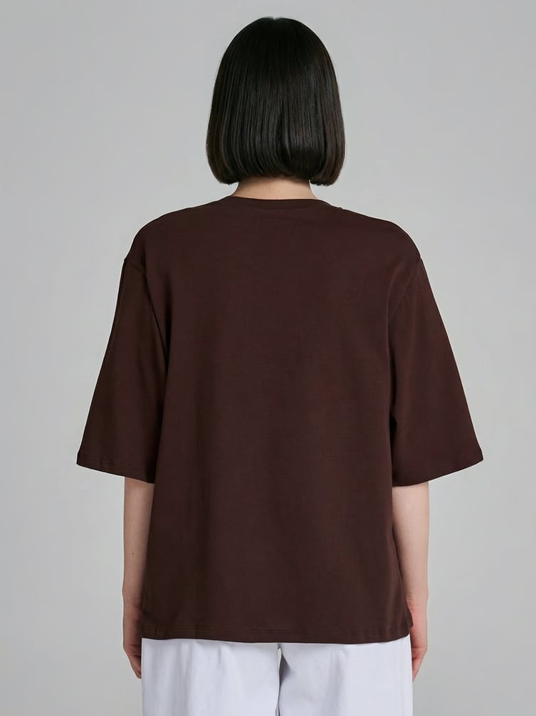 Футболка оверсайз с надписью