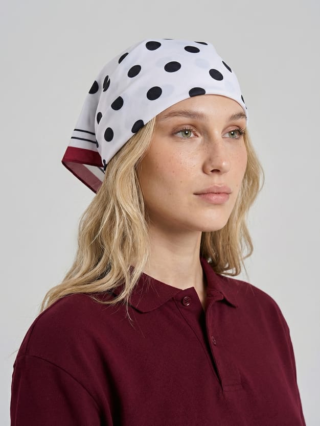 Косынка в горох