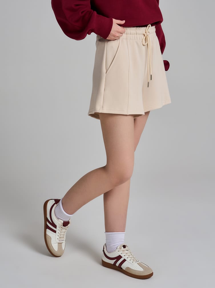 Шорты из вискозы со стрелками