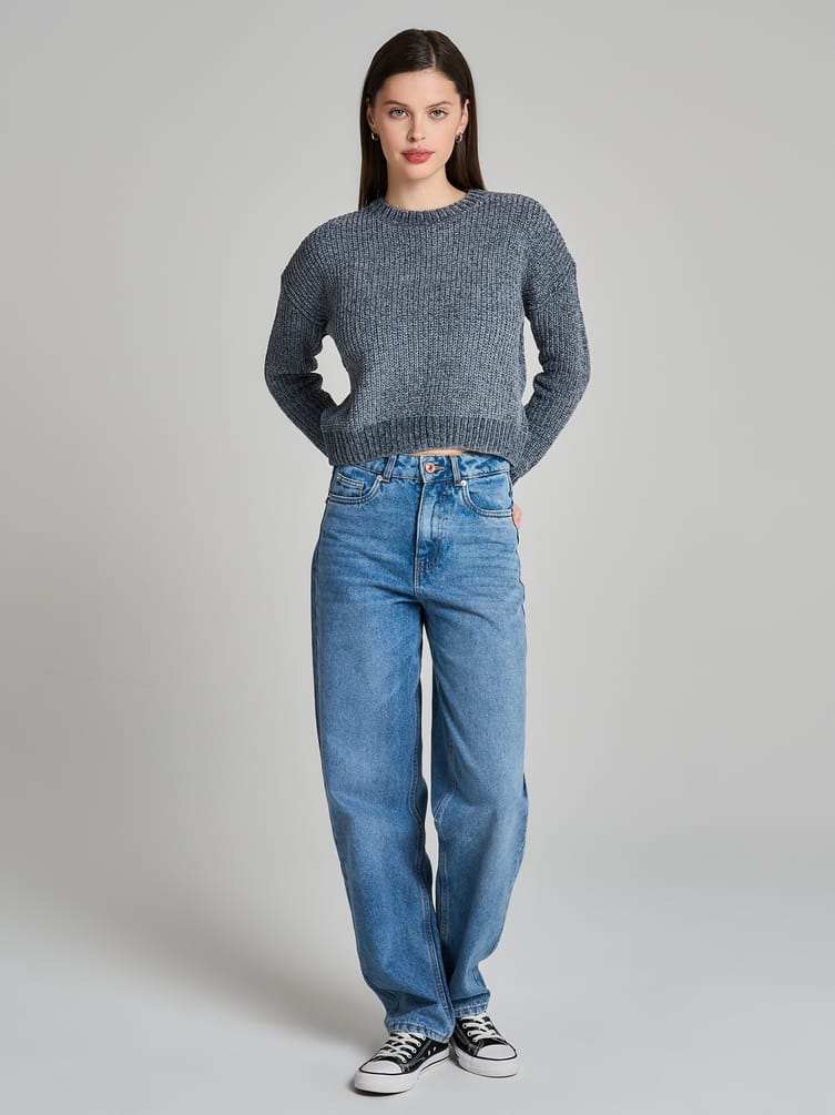 Джемпер трикотажный вязаный