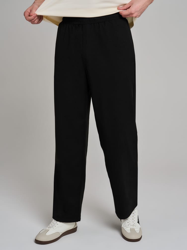 Брюки прямые повседневные без начеса