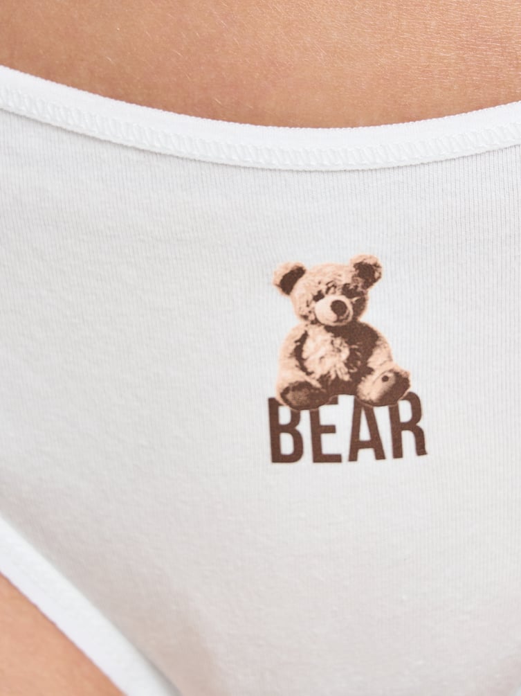 Трусы-слипы - 3 шт. с принтом