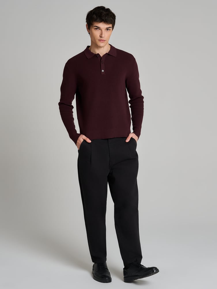 Джемпер деловой с воротником