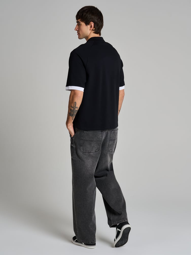 Рубашка поло с надписью