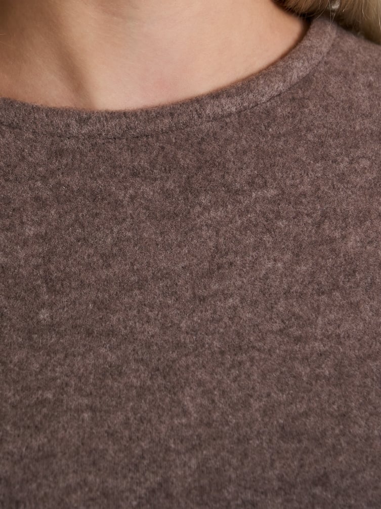 Лонгслив асимметричный с драпировкой