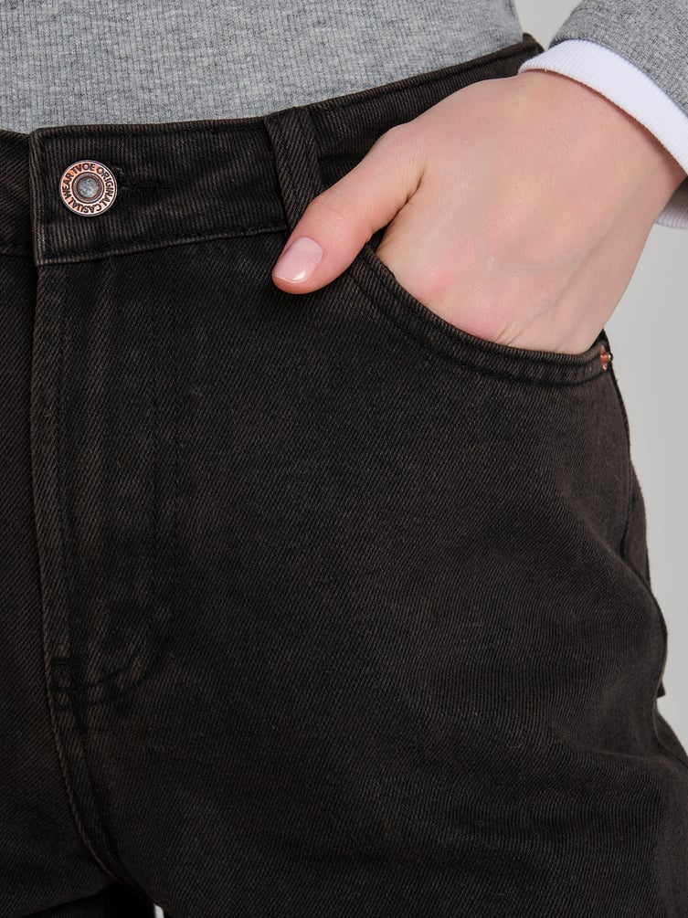 Джинсы Baggy с винтажной стиркой