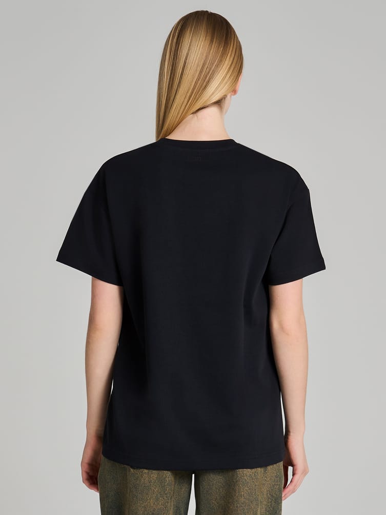 Футболка оверсайз с принтом