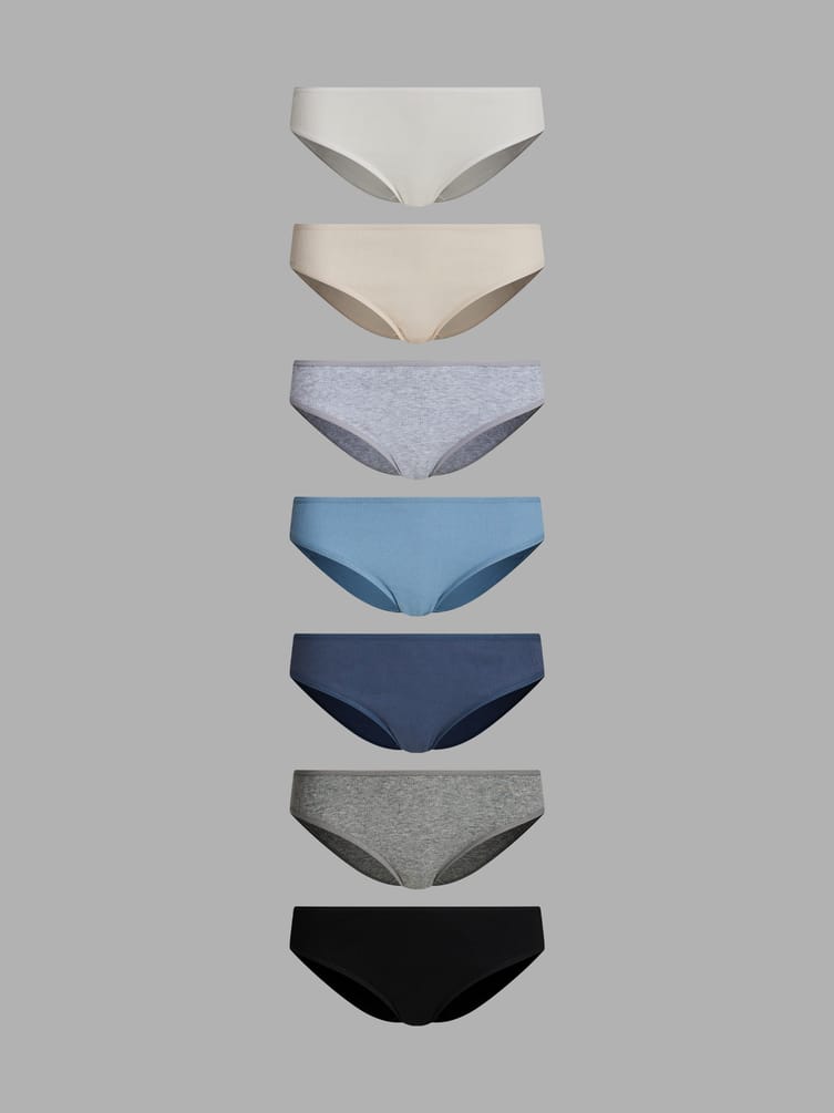 Трусы-слипы - 7 шт. в рубчик