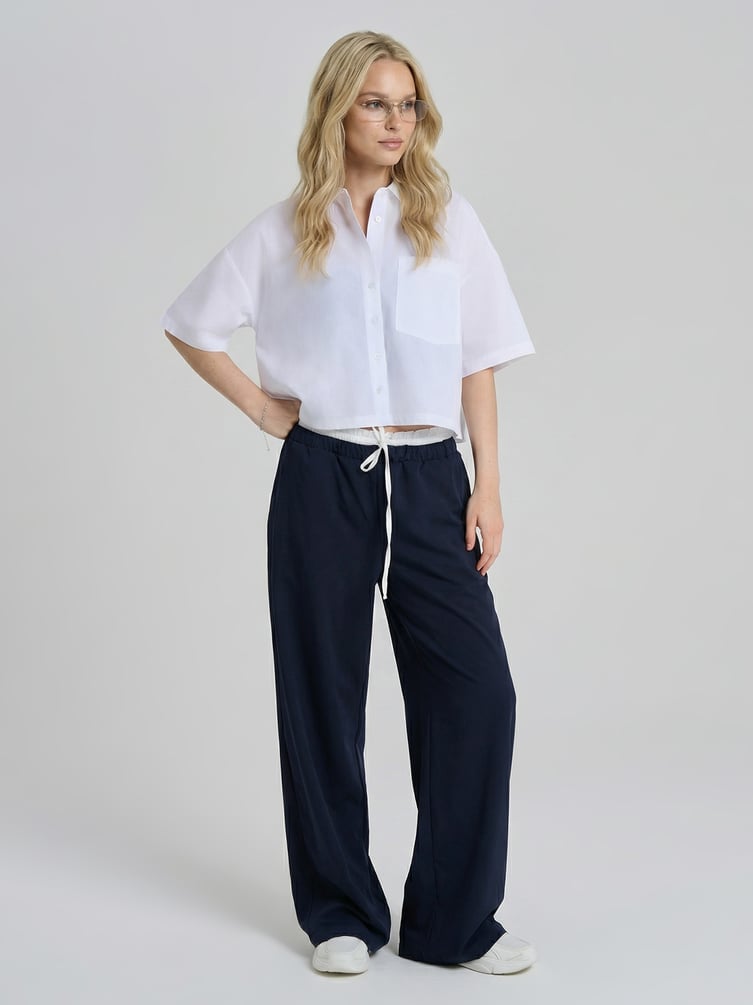 Рубашка укороченная