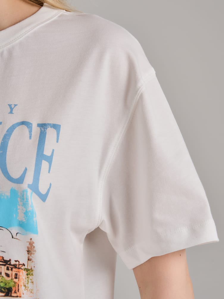 Футболка с принтом