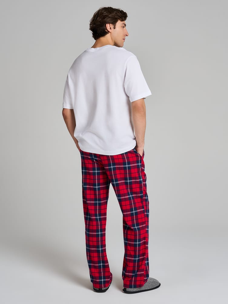 Пижамные брюки в клетку