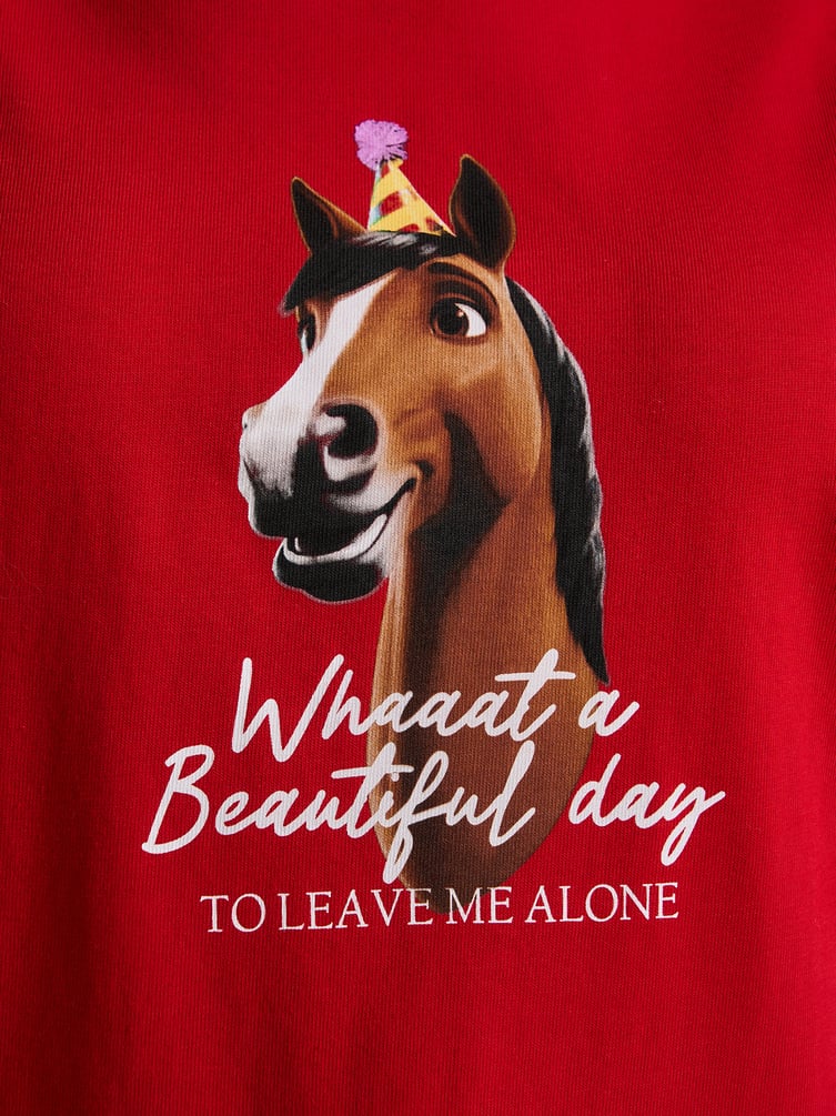 Футболка оверсайз с принтом