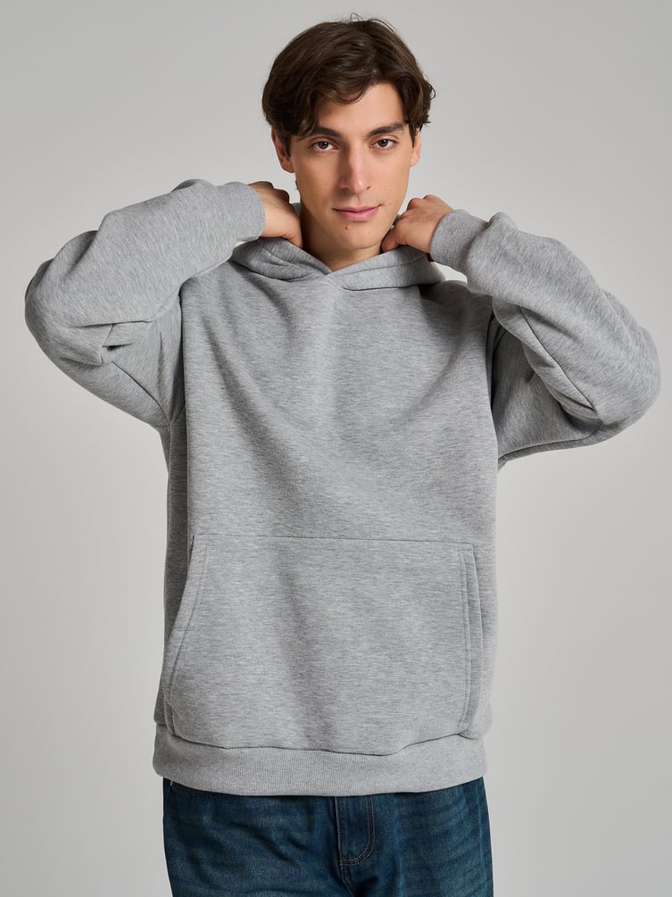 Утепленное худи с начесом