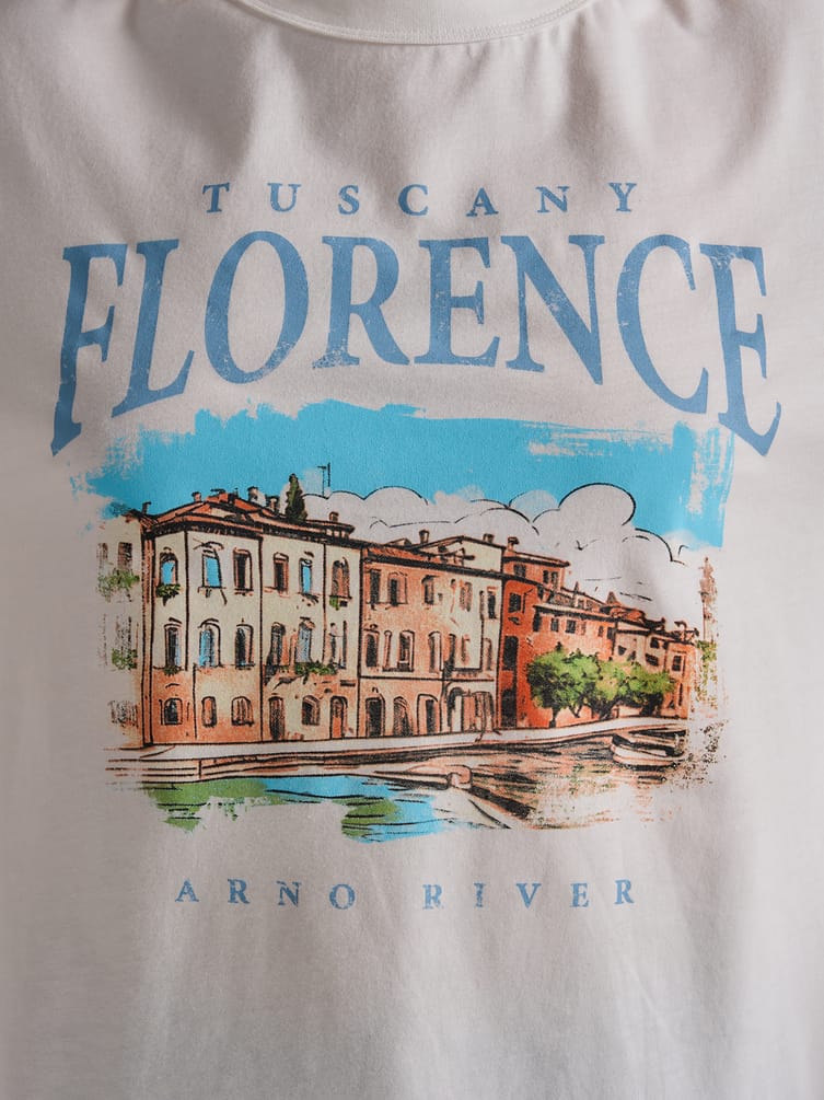 Футболка с принтом