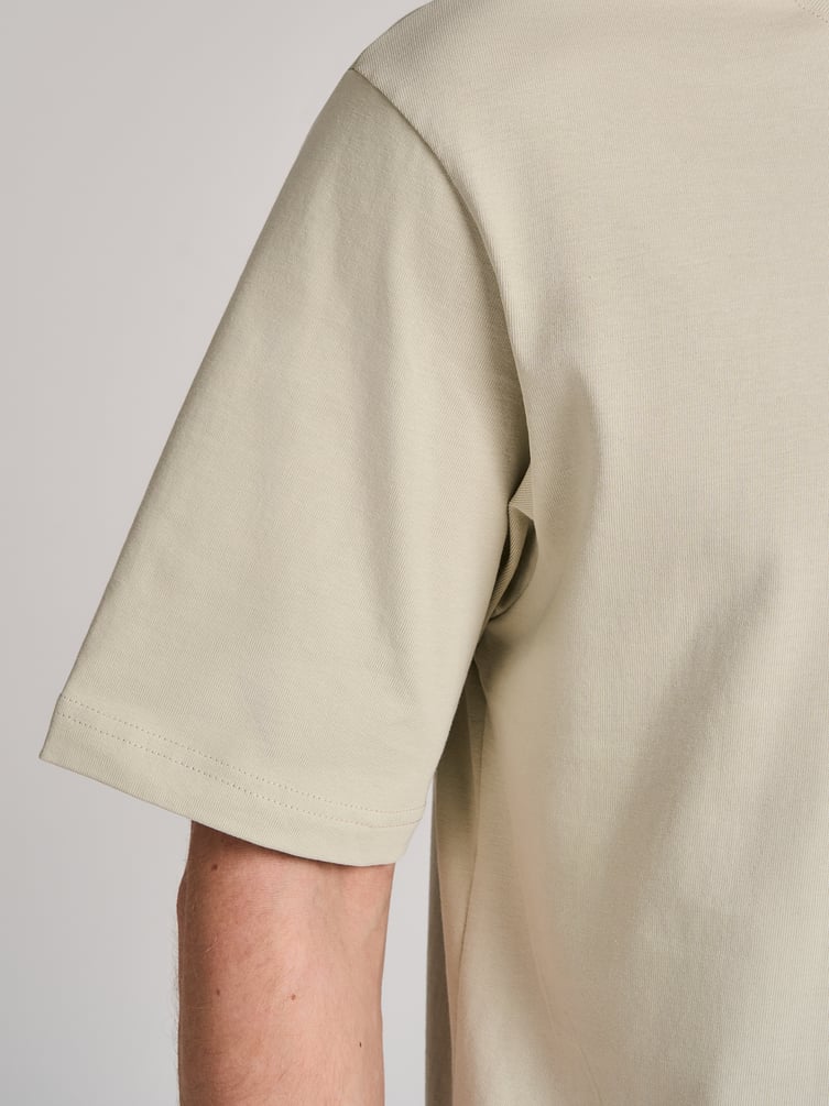 Футболка из хлопка с принтом на спине