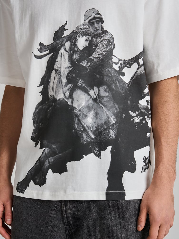 Футболка с принтом картин Третьяковской галереи