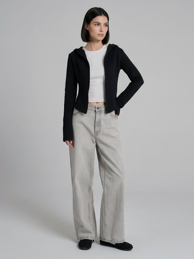 Зип худи спортивная