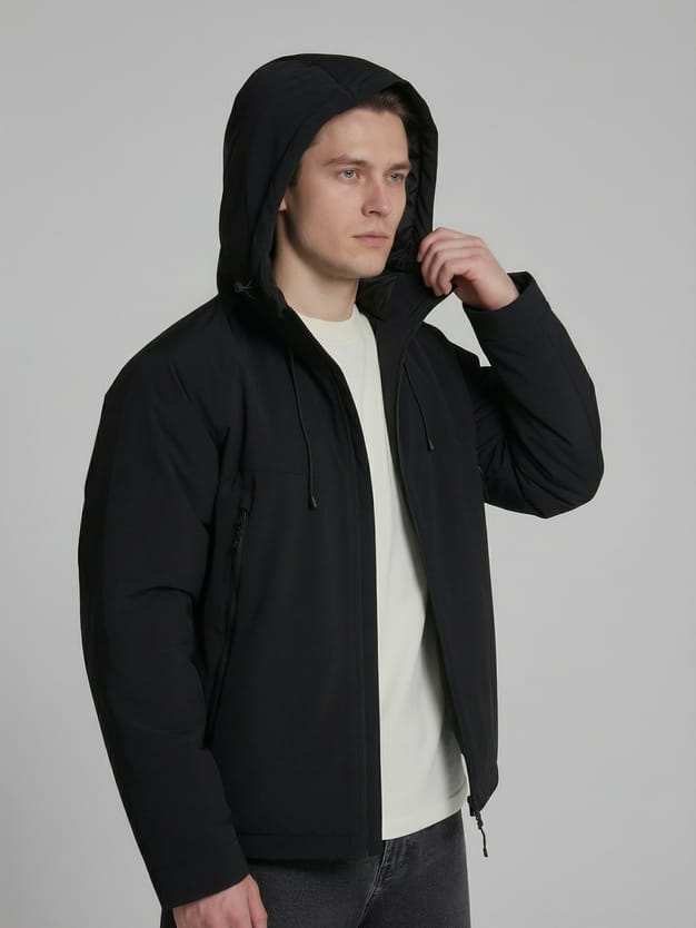 Куртка демисезонная с капюшоном