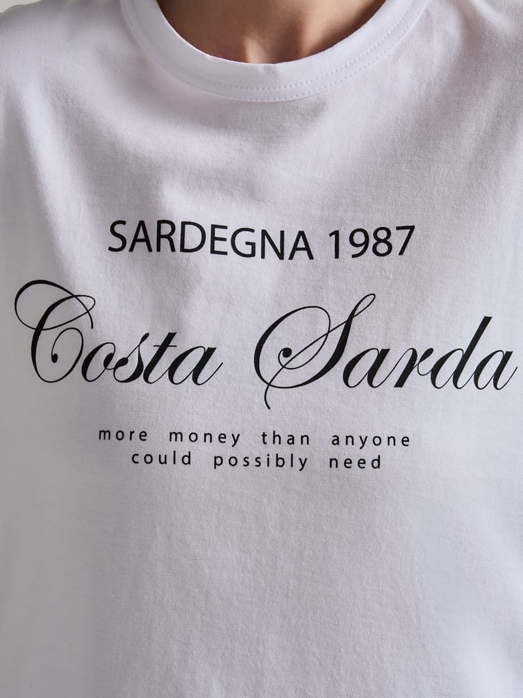 Футболка хлопковая с надписью