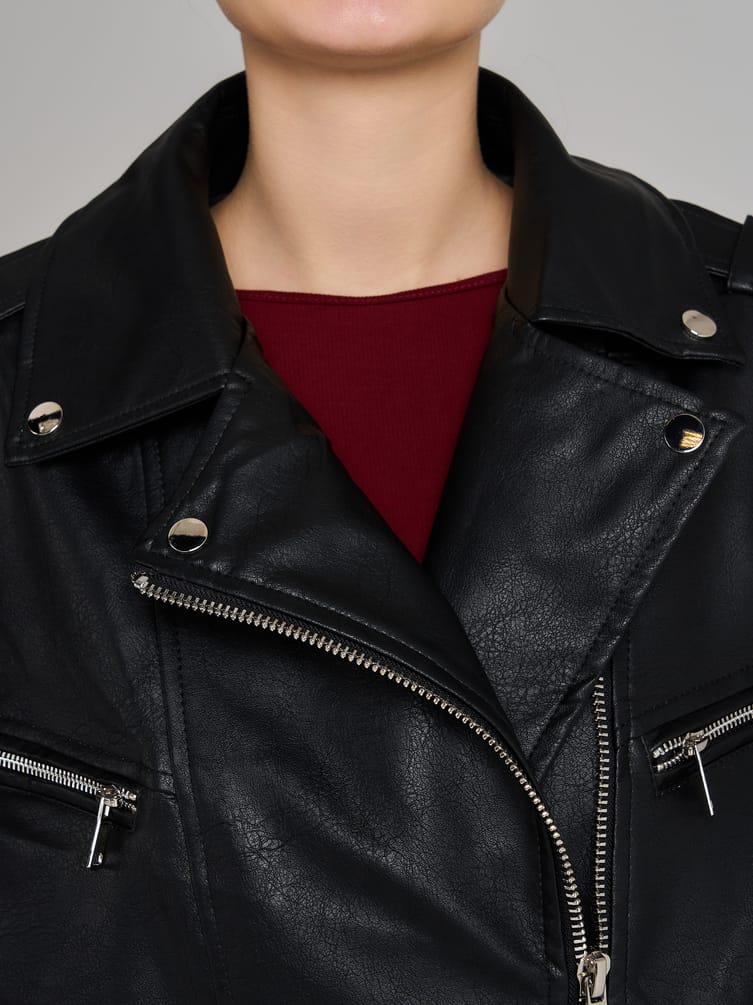 Куртка коcуха из эко кожи