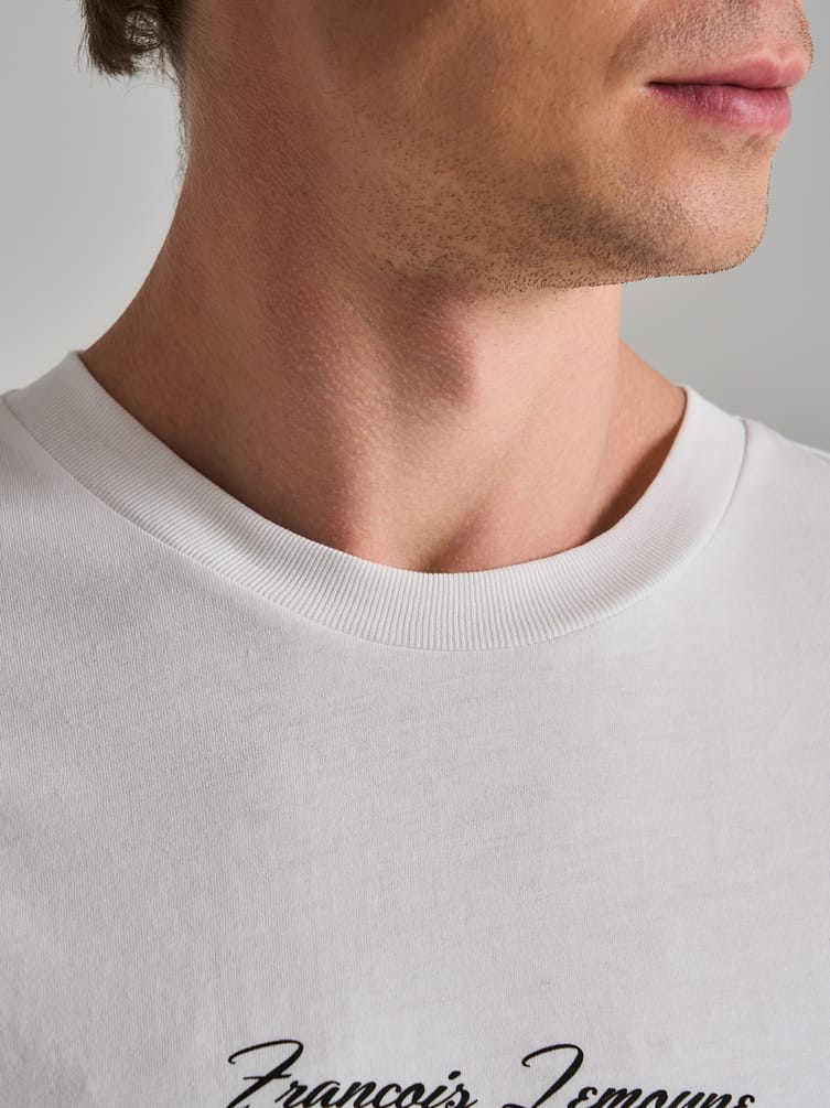 Футболка оверсайз с принтом на спине