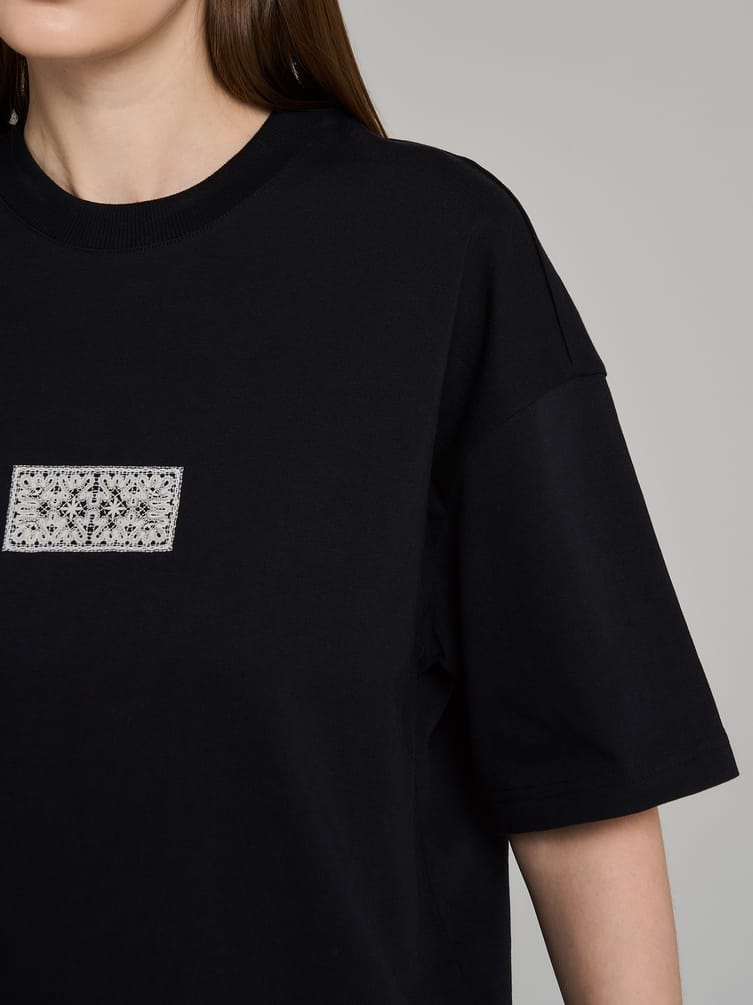 Футболка оверсайз с принтом Russian Vibes