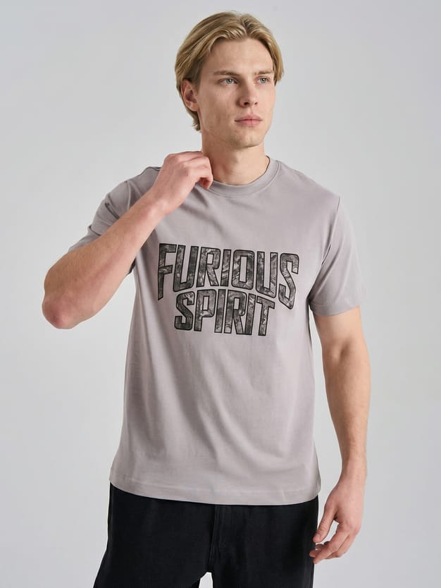 Футболка хлопковая с надписью